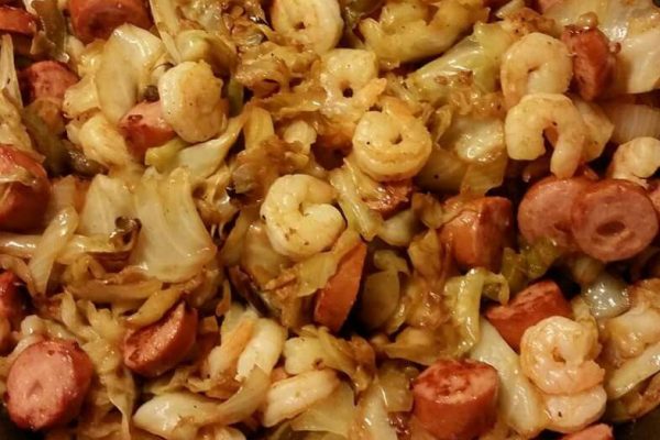 Fried Cabbage with Shrimp Recipe
